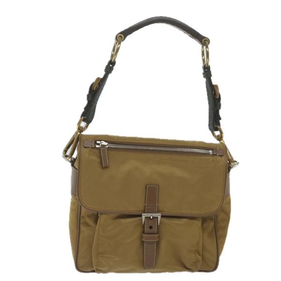 PRADA Shoulder Bag Nylon Brown Auth yk9707 - Picture 13 of 16
